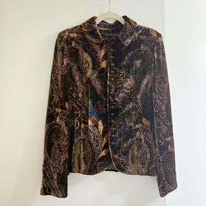 Ralph Lauren Vintage Velvet Paisley Jacket